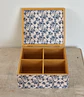 Caja De Bambú Flores Azules - Miniatura 5