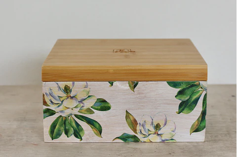Caja De Bambú Passionaria