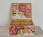 Caja De Bambú Rosas Peonías - Miniatura 2