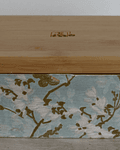 Caja De Bambú Flor De Almendro