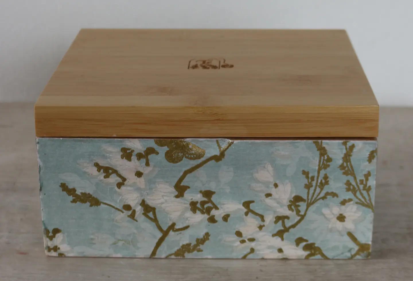Caja De Bambú Flor De Almendro 1