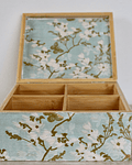 Caja De Bambú Flor De Almendro