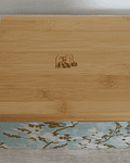 Caja De Bambú Flor De Almendro