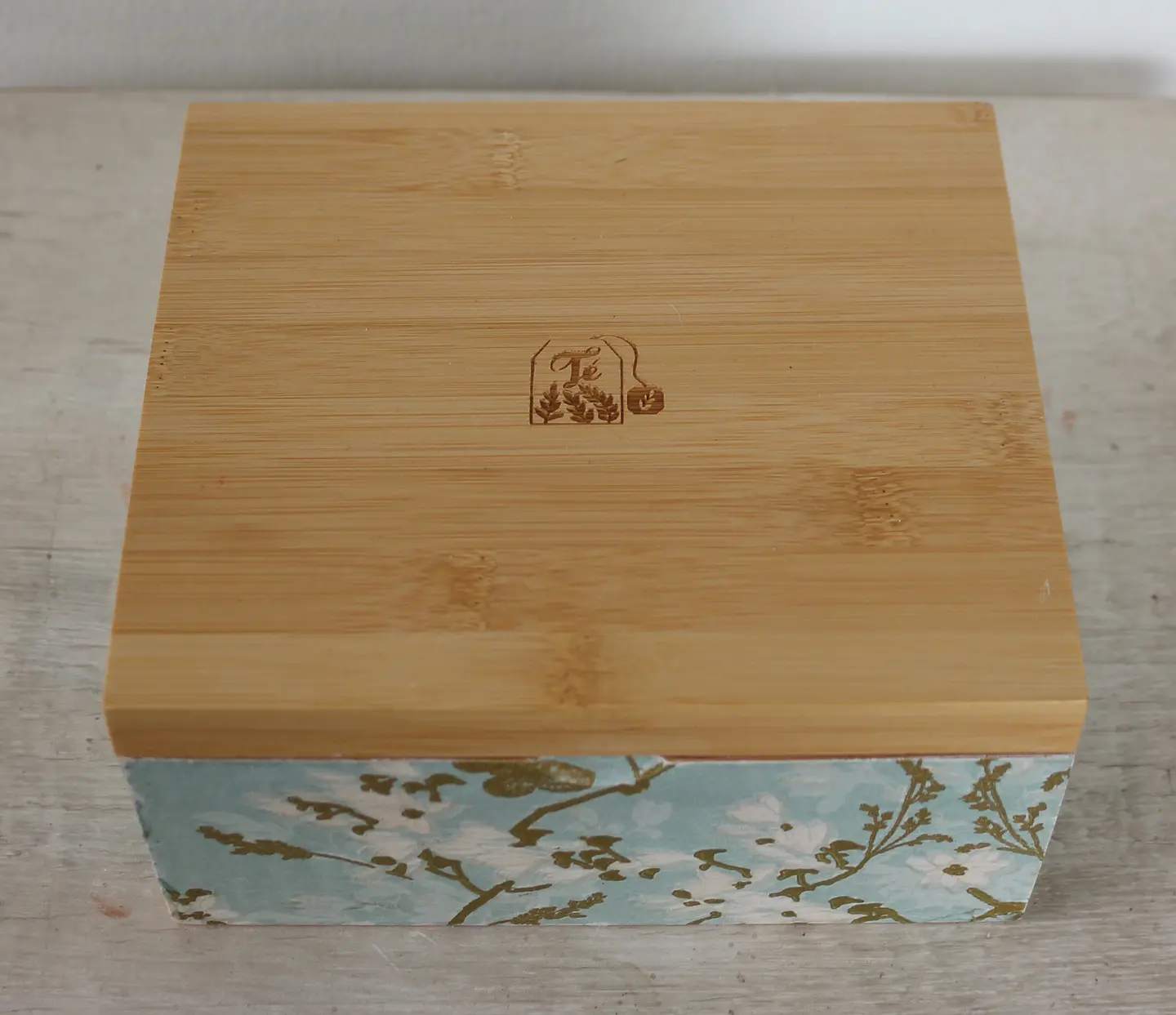 Caja De Bambú Flor De Almendro 4