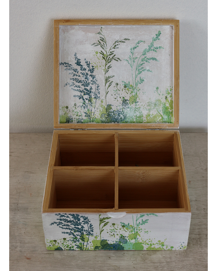 Caja De Bambú Silvestre