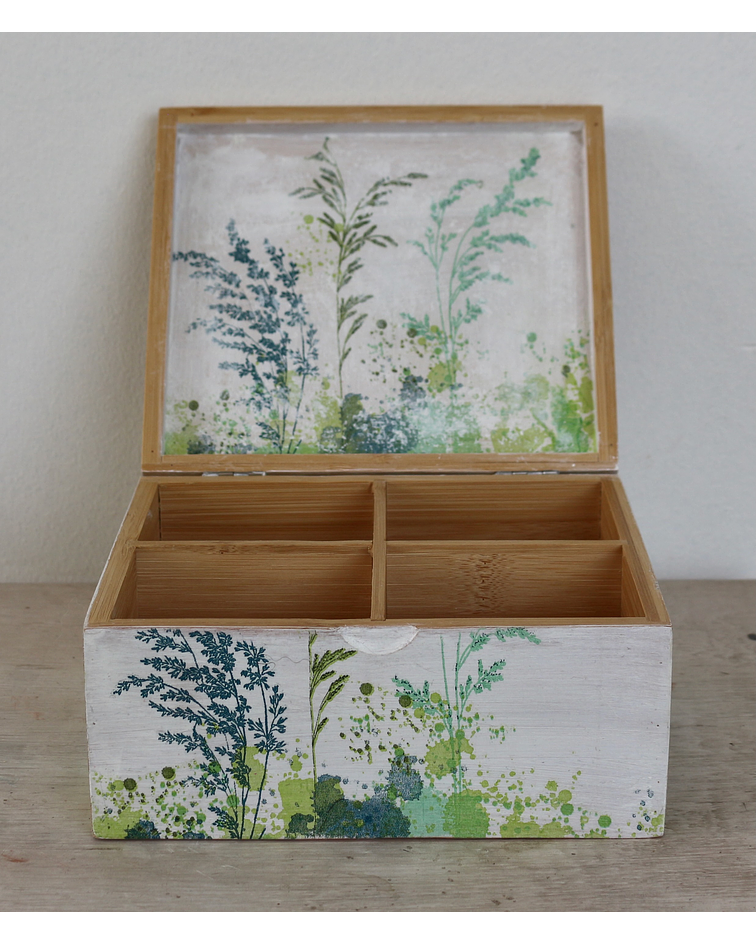 Caja De Bambú Silvestre