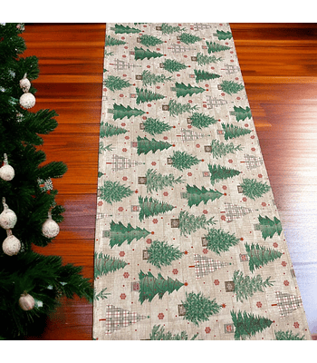 Camino de Mesa Navideño Pinos 