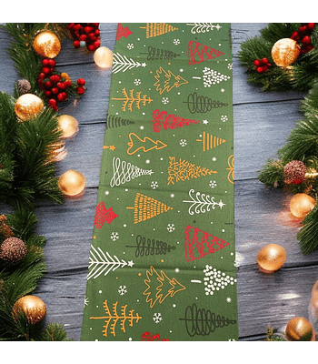 Camino de Mesa Navideño Pinos