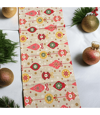 Camino de Mesa Navideño Adornos