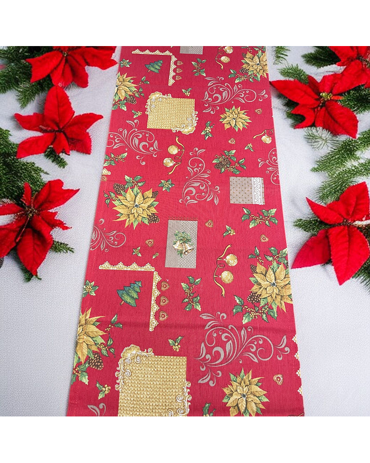 Camino de Mesa Navideño Flores del Inca