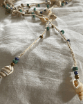 Collar a crochet con conchitas-Colección Marina