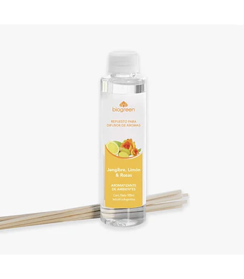 Repuesto Difusor Jengibre, Limón & Rosas 100 ml