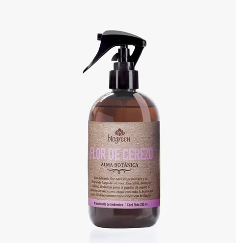 Flor de Cerezo BioGreen Aromatizador Línea Botánica  330ml