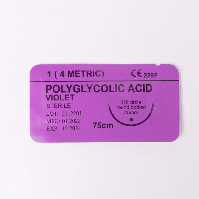 Acido poliglicolico N° 1 Pack 12 unidades