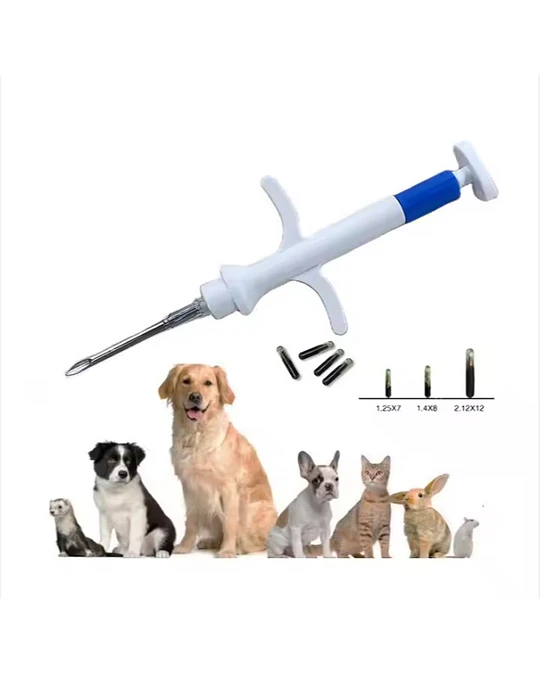 Microchip para animales 1,25 x 7mm