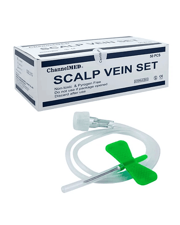 MARIPOSA SCALP-VEIN MUNCARE 21G X 3/4"  CAJA 50 UNIDADES