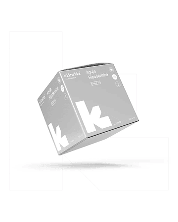 Aguja Hipodérmica Estéril | 21 X 1 1/2 Caja 100 unidades  Klinetix