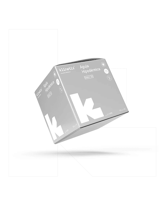 Aguja Hipodérmica Estéril | 21 X 1 1/2 Caja 100 unidades  Klinetix