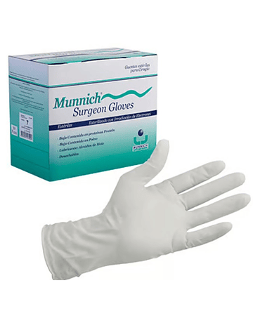MUNCARE GUANTES QUIRÚRGICOS ESTÉRIL TALLA 7 PAR