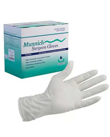 MUNCARE GUANTES QUIRÚRGICOS ESTÉRIL TALLA 8 PAR