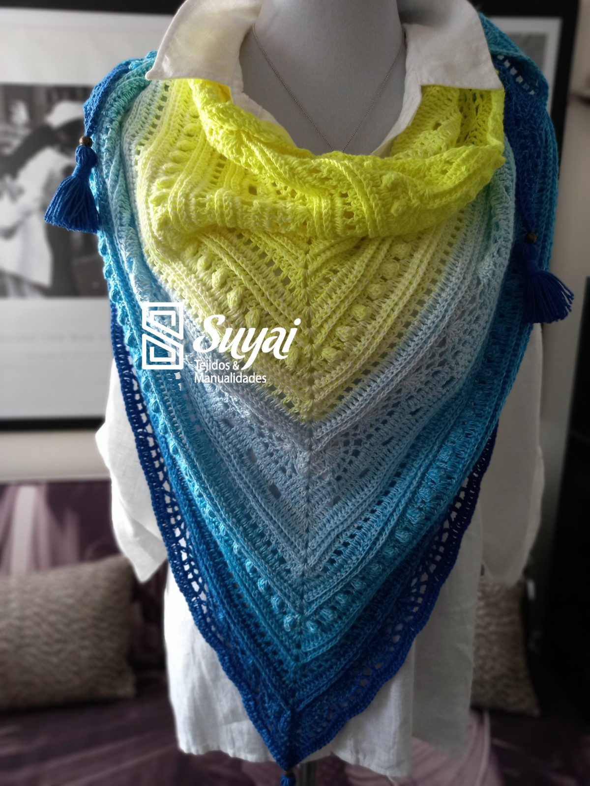 SHAWL DE CUELLO FLUOR