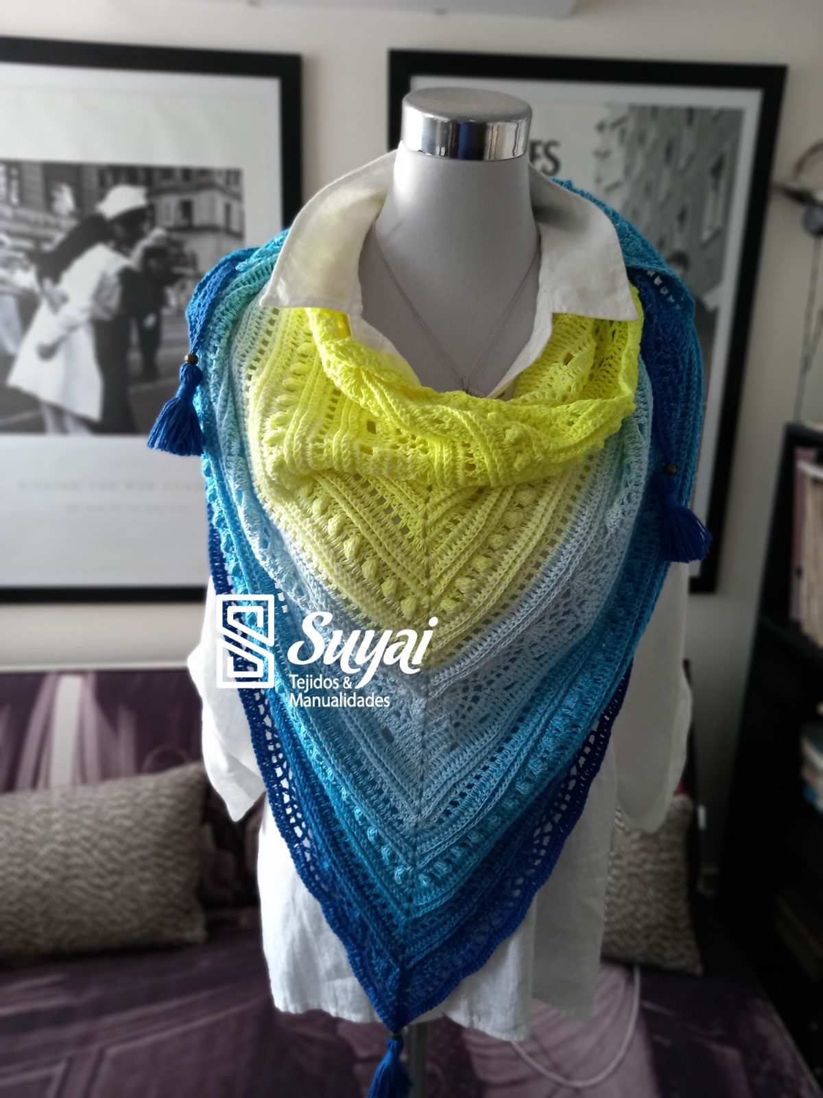 SHAWL DE CUELLO FLUOR