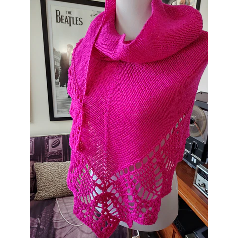SHAWL FUCSIA