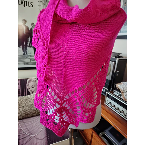 SHAWL FUCSIA