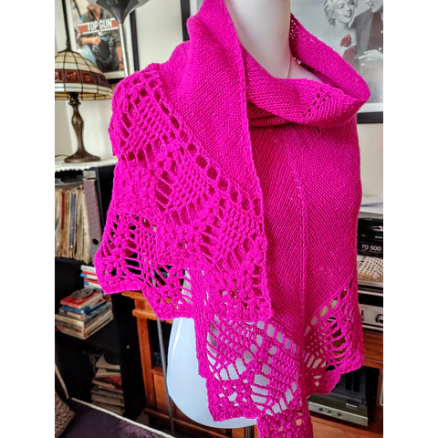 SHAWL FUCSIA