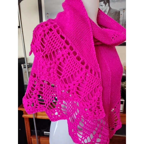 SHAWL FUCSIA