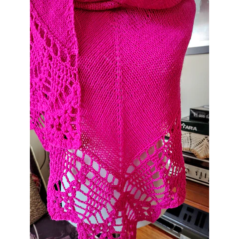 SHAWL FUCSIA