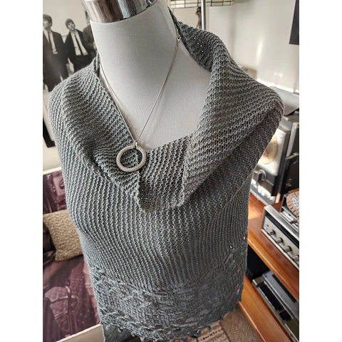 SHAWL GRIS PERLA