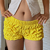 Microshort de seda