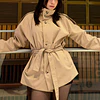 Mini trench coat 