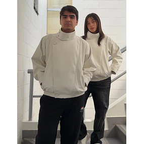 FUNNEL NECK JACKET BLANCO 