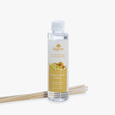 Repuesto Difusor Jengibre, Limón & Rosas 100 ml