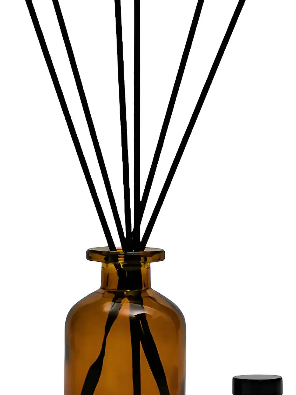 Frasco Mikado Ámbar 150 Ml, 6 Varillas negras 2