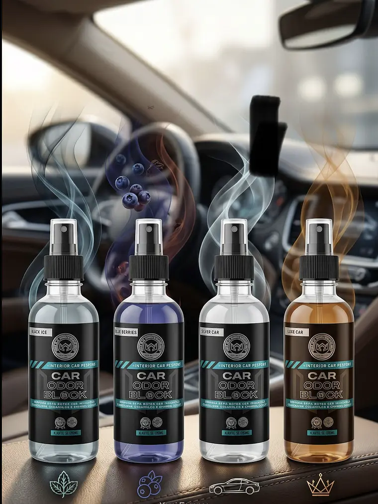 Eliminador de Olores Odorblock Auto, Black Ice 250 ml 2