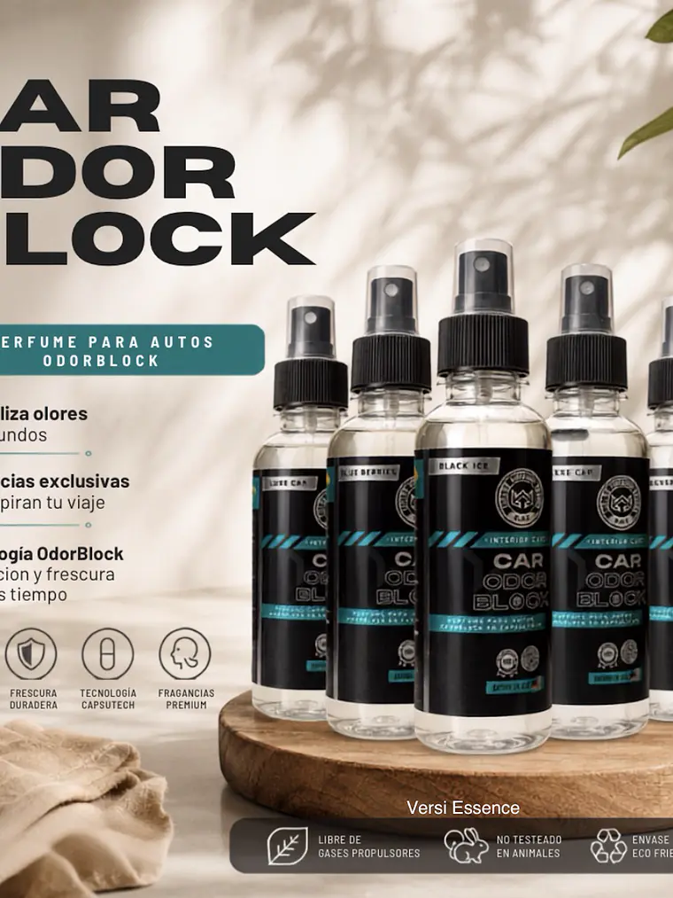 Eliminador de Olores Odorblock Auto, Luxe Car 250 ml 2