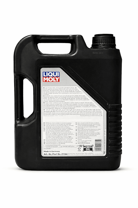 ACEITE 5W30 LIQUI MOLY LEICHTLAUF BENCINA Y DIESEL 5L