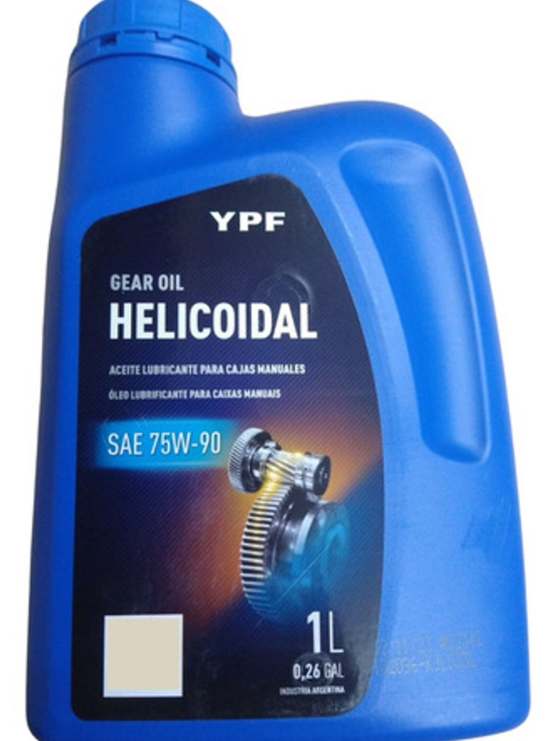 Aceite De Transmisión Manual 75W90 YPF Helicoidal  1L 1