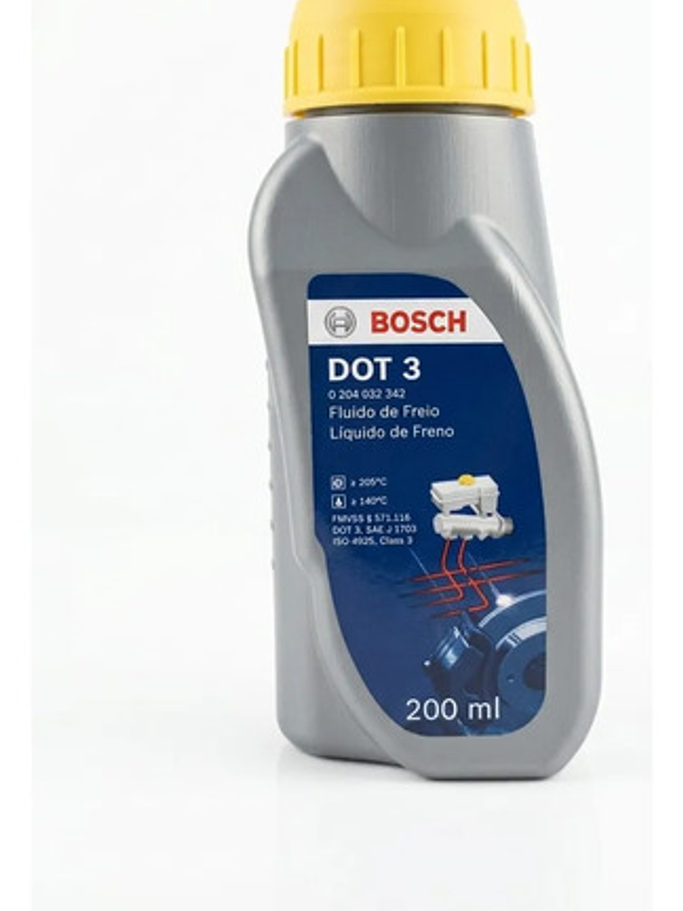 LIQUIDO DE FRENOS BOSCH DOT 3 200ML 1