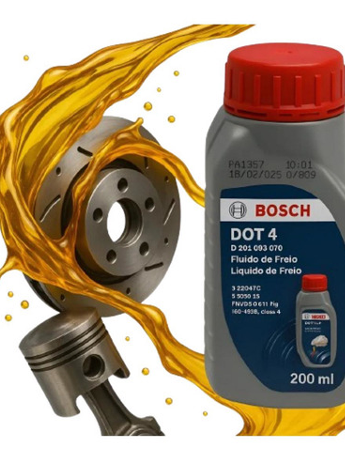 LIQUIDO DE FRENOS BOSCH DOT 4 200ML 2