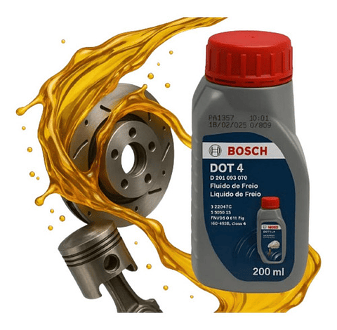 LIQUIDO DE FRENOS BOSCH DOT 4 200ML
