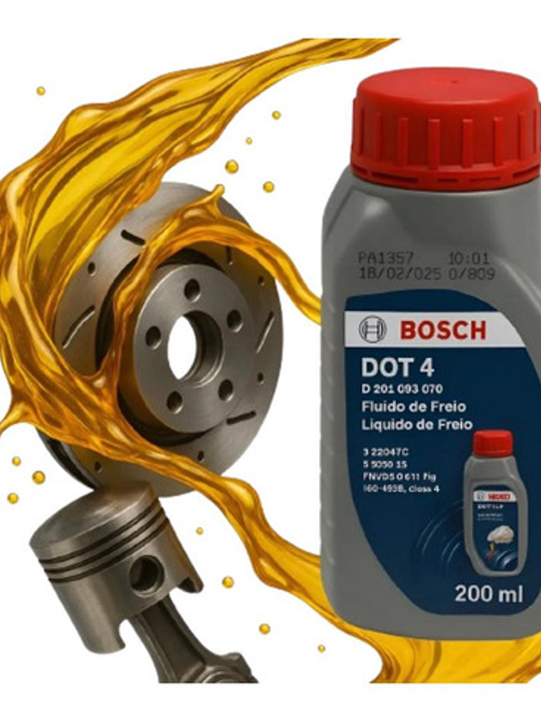 LIQUIDO DE FRENOS BOSCH DOT 4 200ML 2