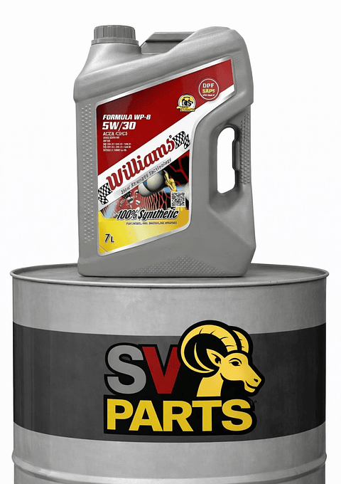 ACEITE 5W30 WILLIAMS 100% SINTETICO WP-8 7LT