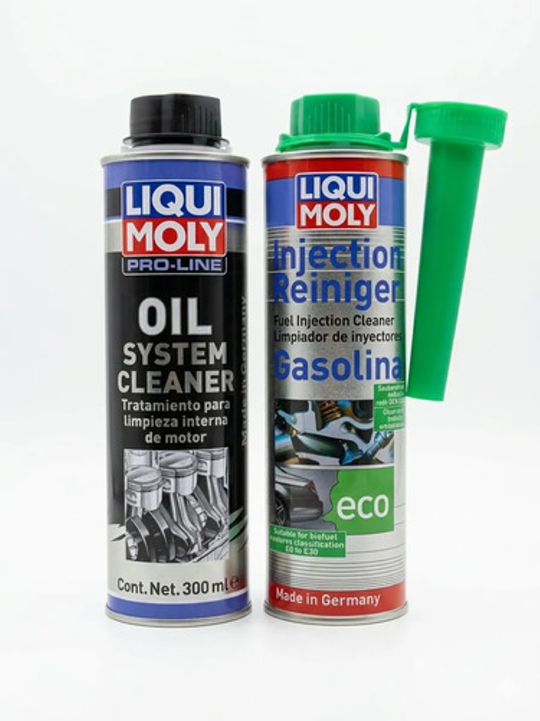 KIT LIMPIADOR DE MOTOR E INYECTORES LIQUIMOLY 300ML 1