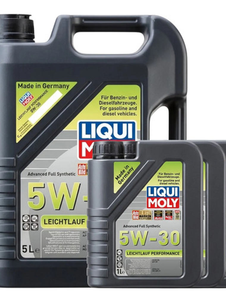 Pack Aceite Motor 5w30 Leichtlauf Liquimoly 8 Litros 1