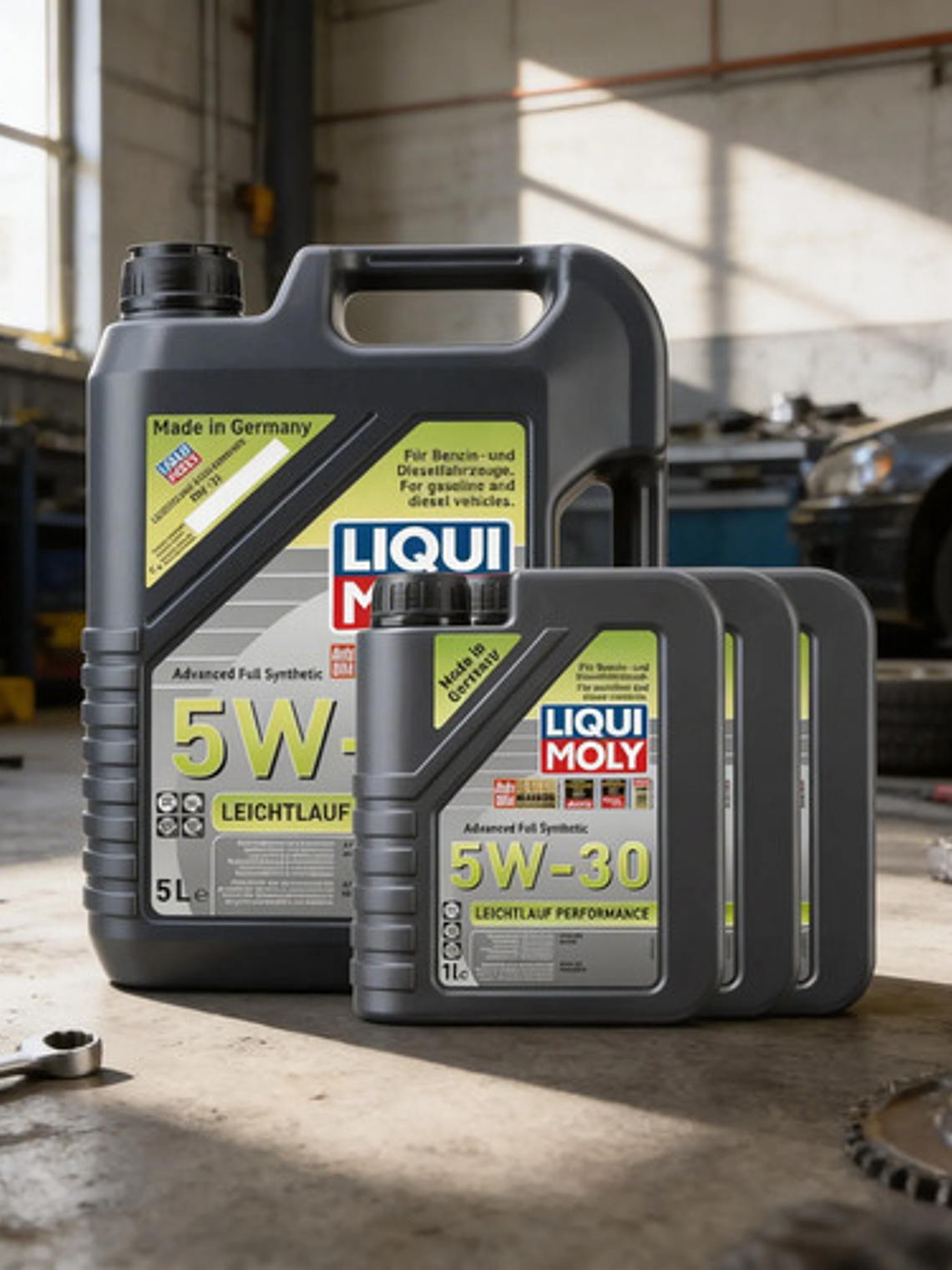 Pack Aceite Motor 5w30 Leichtlauf Liquimoly 8 Litros 2