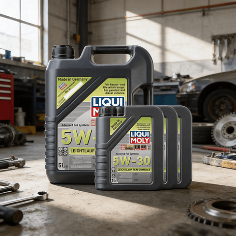 Pack Aceite Motor 5w30 Leichtlauf Liquimoly 8 Litros